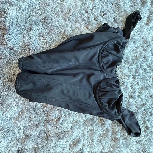 Edikted Black Corset Mesh Strap Top - Picture 1 of 3